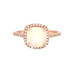 Rose Gold Opal Ring