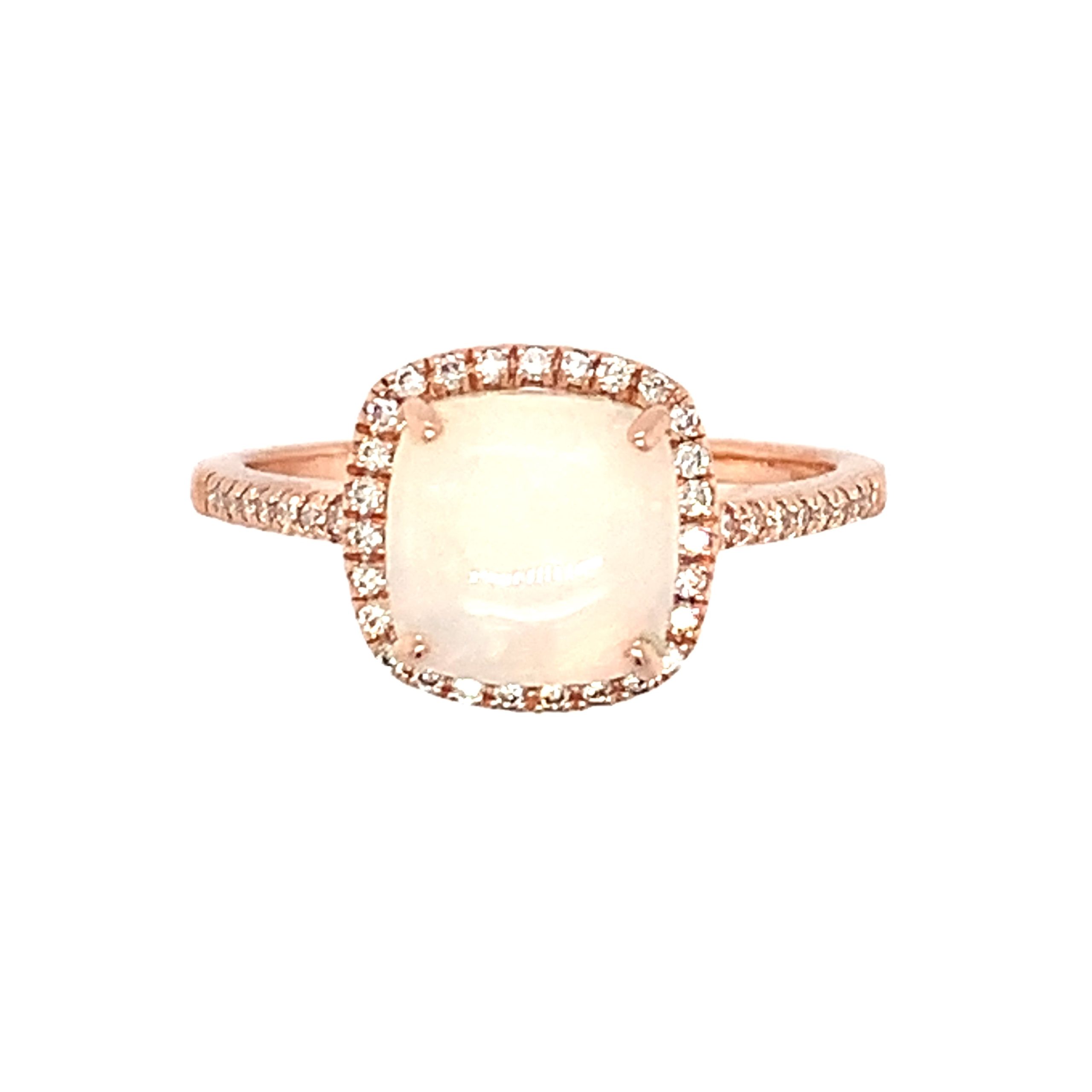 Rose Gold Opal Ring