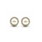 Rose Gold Pearl Earrings