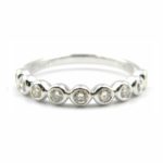 White Gold Diamond Stackable Ring