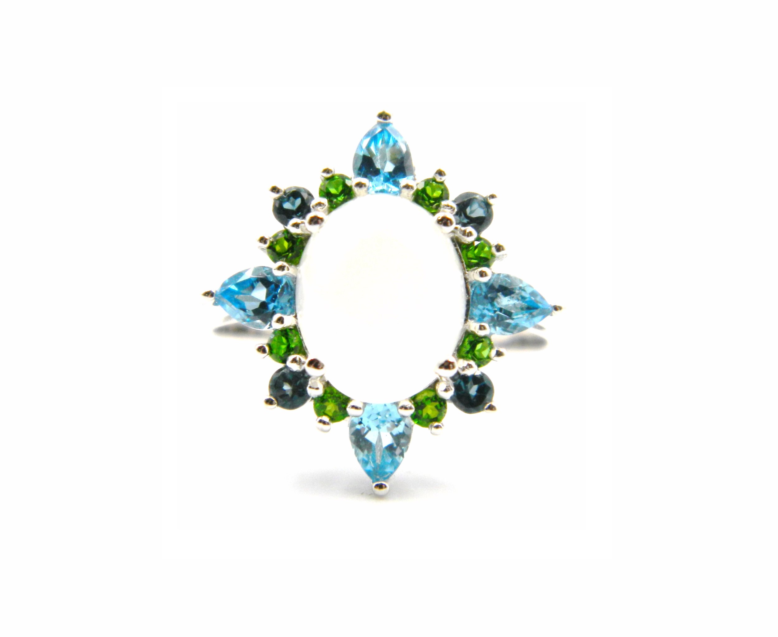 Sterling Silver Moonstone Ring