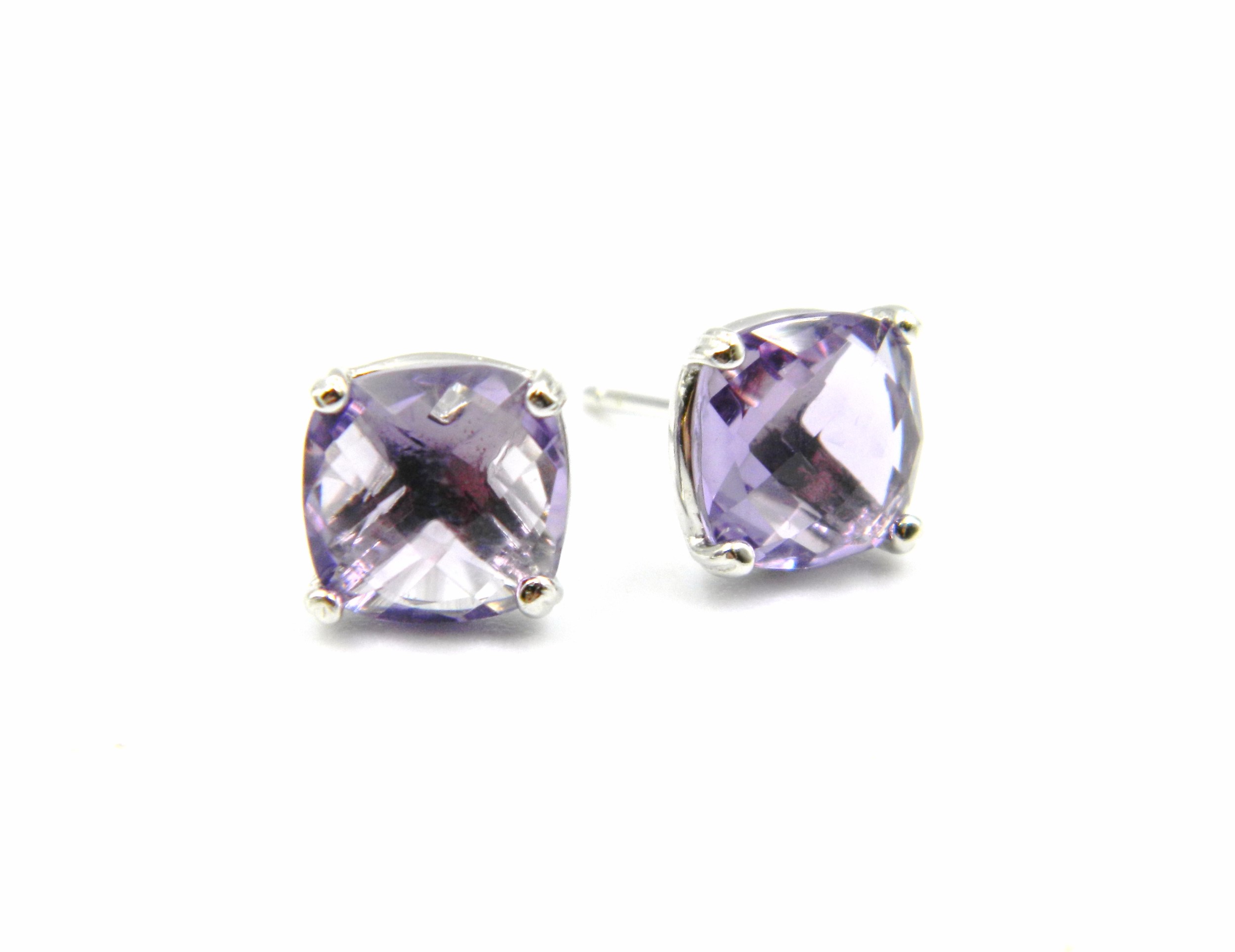 Sterling Silver Amethyst Earrings