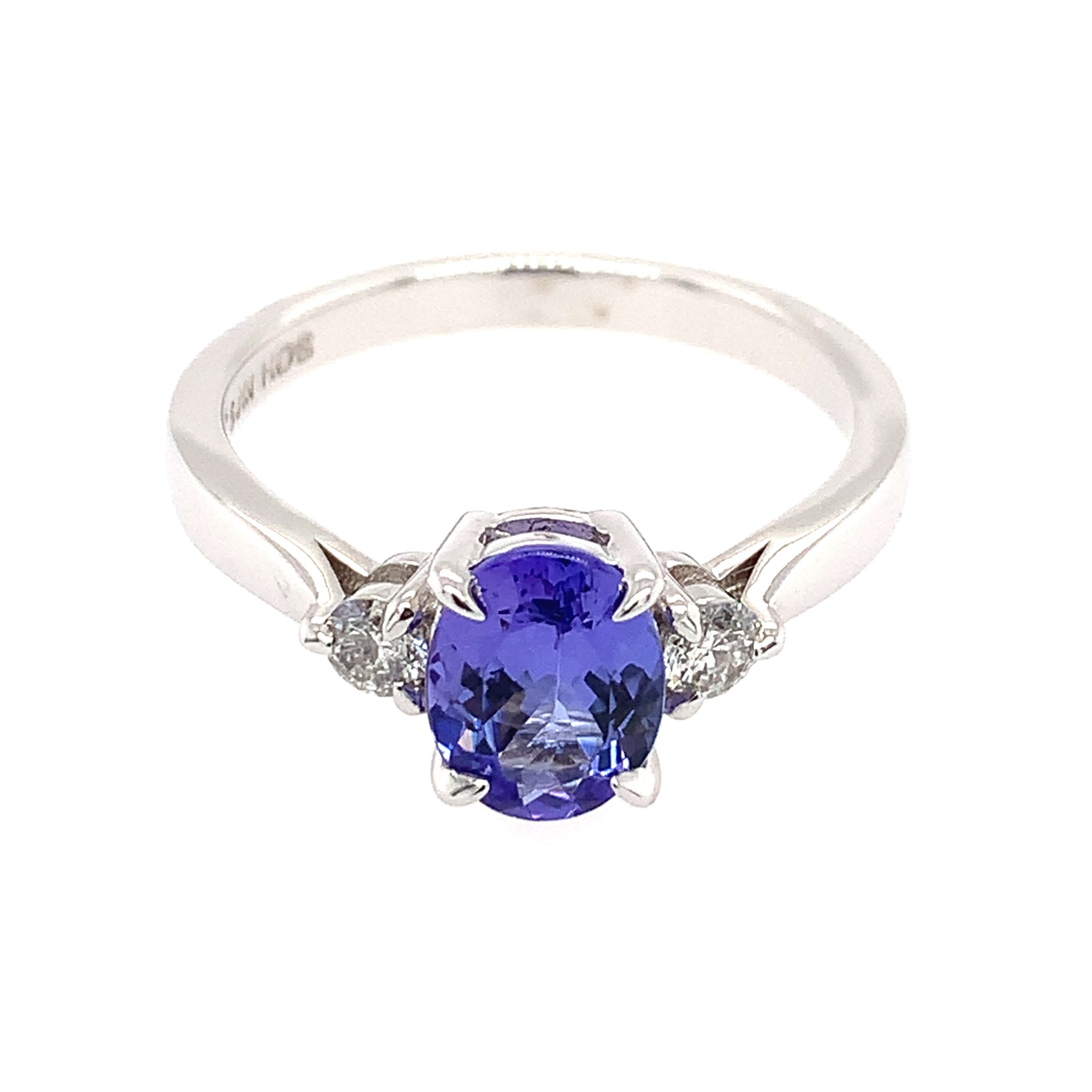 White Gold Tanzanite Ring