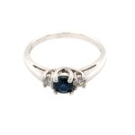 White Gold Sapphire Ring