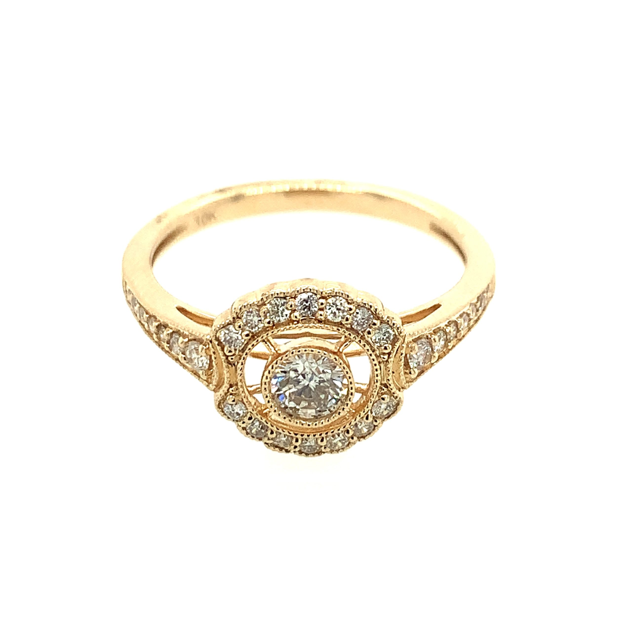Yellow Gold Diamond Ring