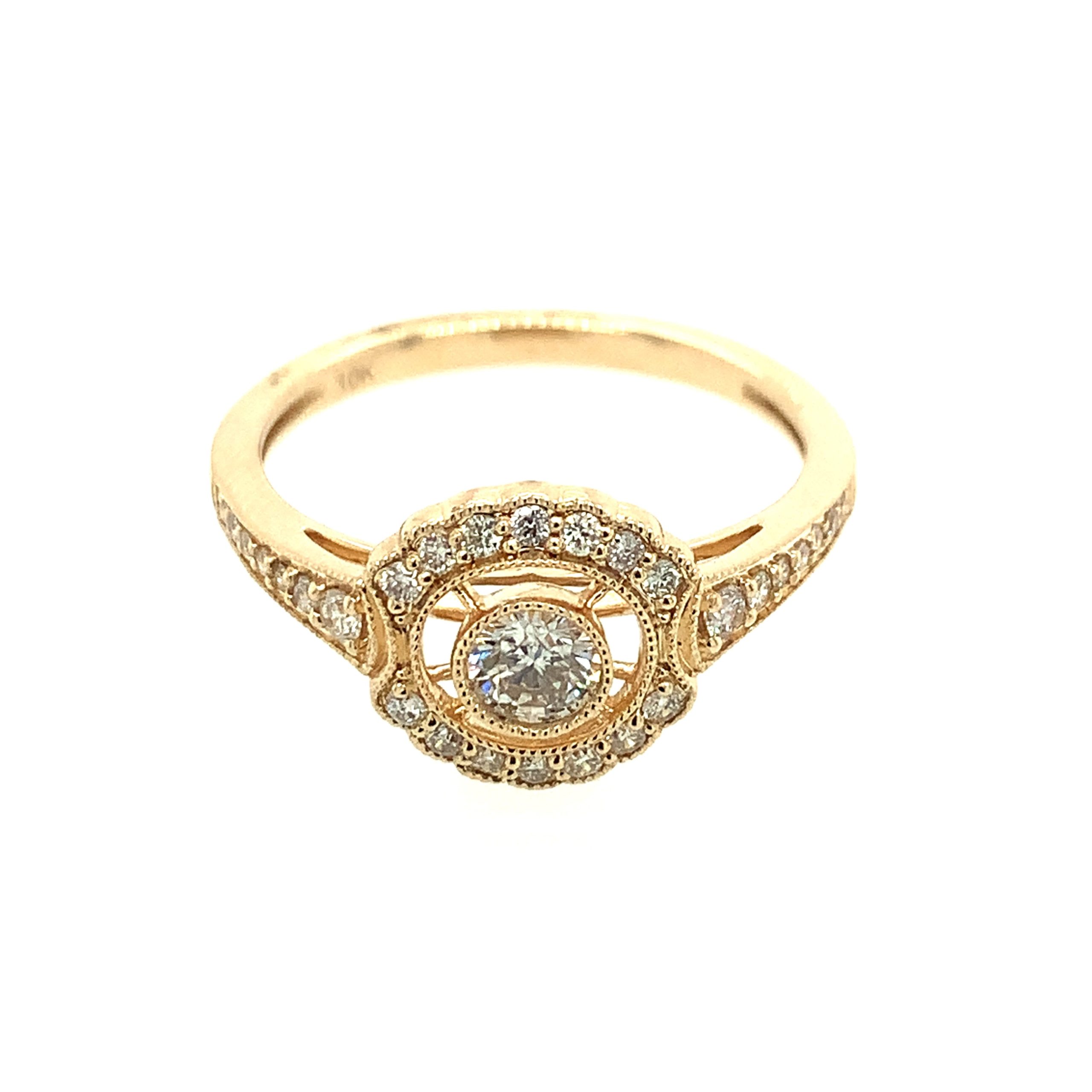 Yellow Gold Diamond Ring