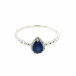 White Gold Sapphire Ring