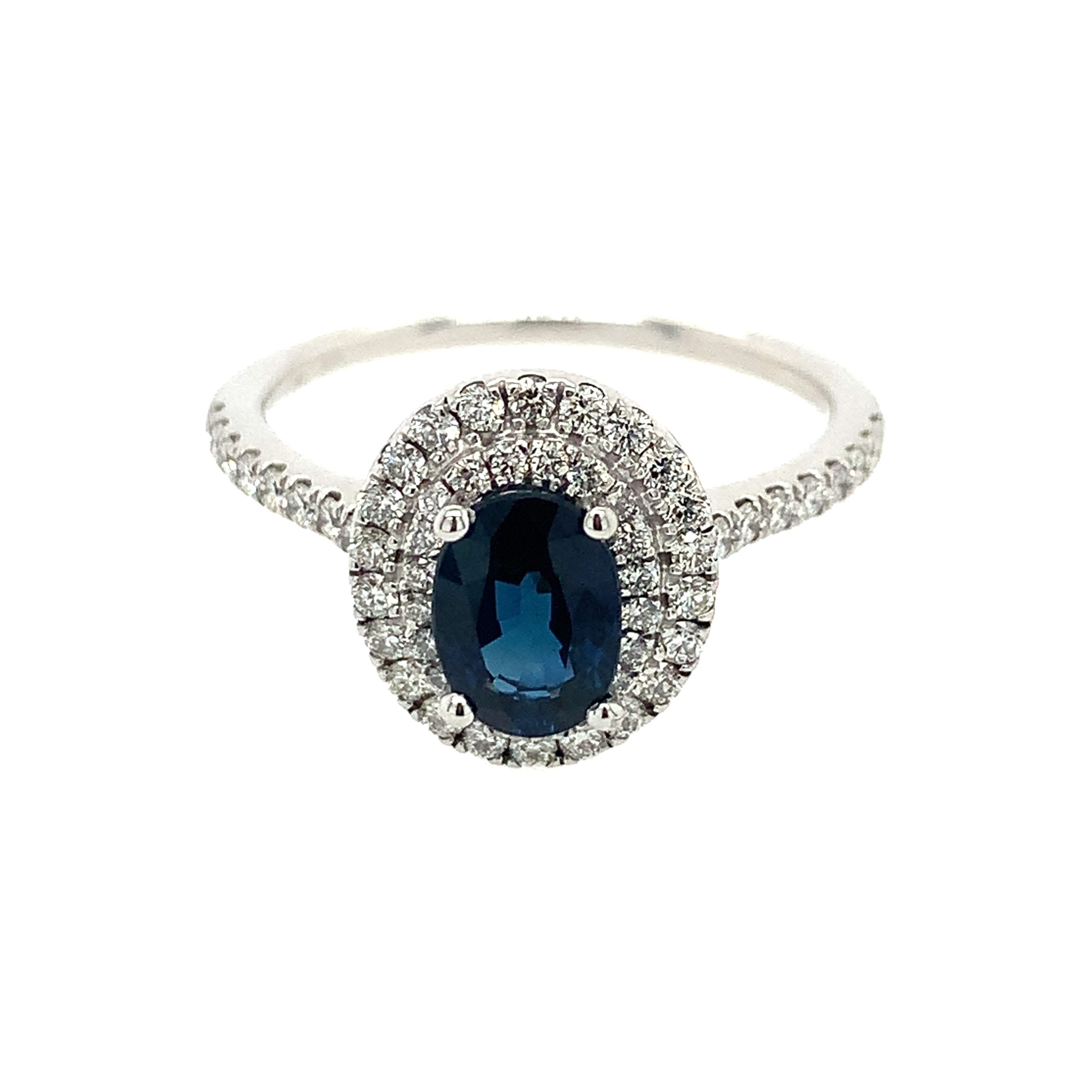 White Gold Sapphire Ring