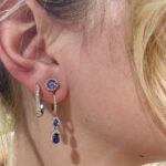 White Gold Tanzanite Earrings