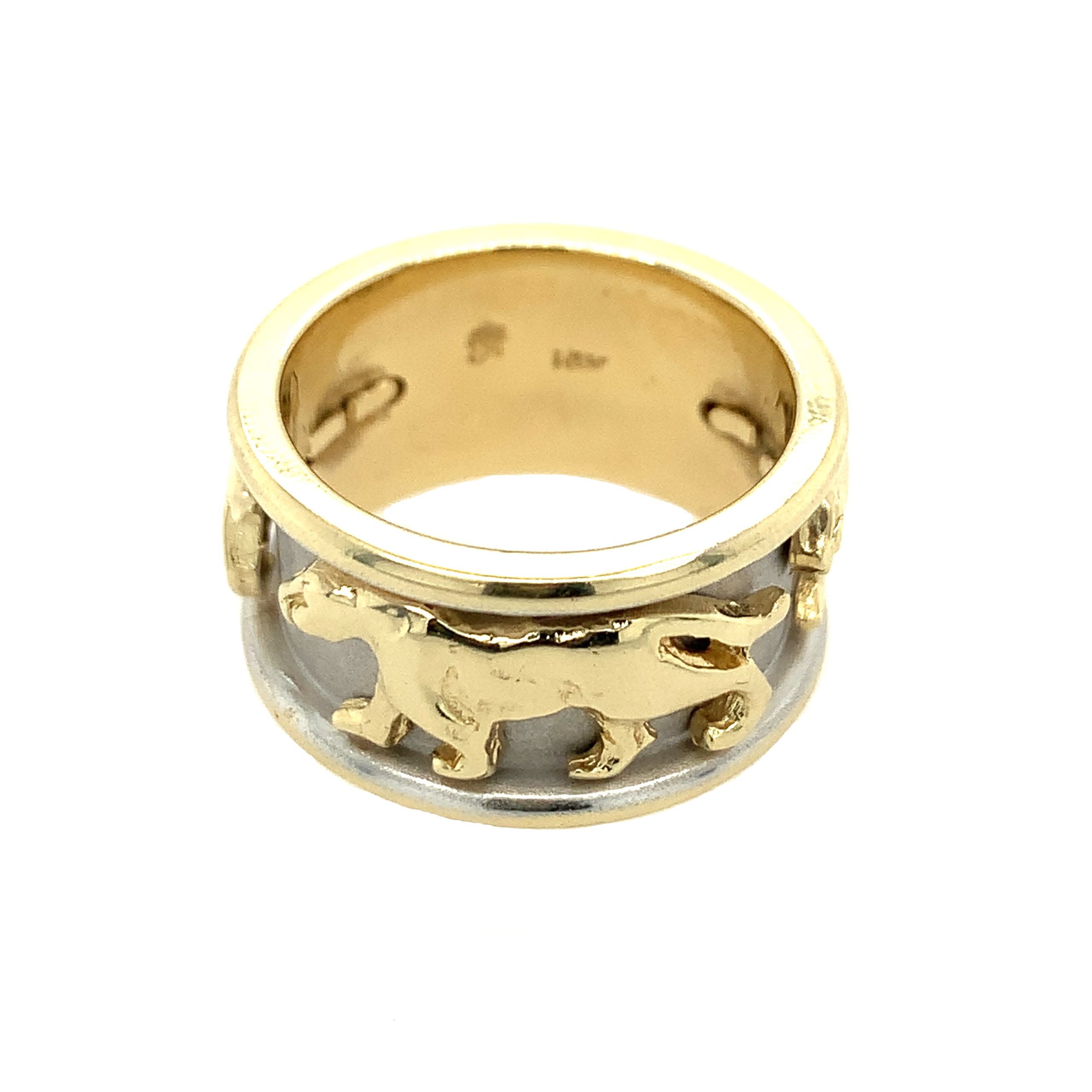Estate Piece - Two-Tone Panther Ring