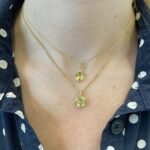 Yellow Gold Lemon Quartz Necklace