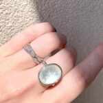 Sterling Silver Rock Crystal Ring