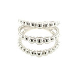 Sterling Silver Open Beaded Ring