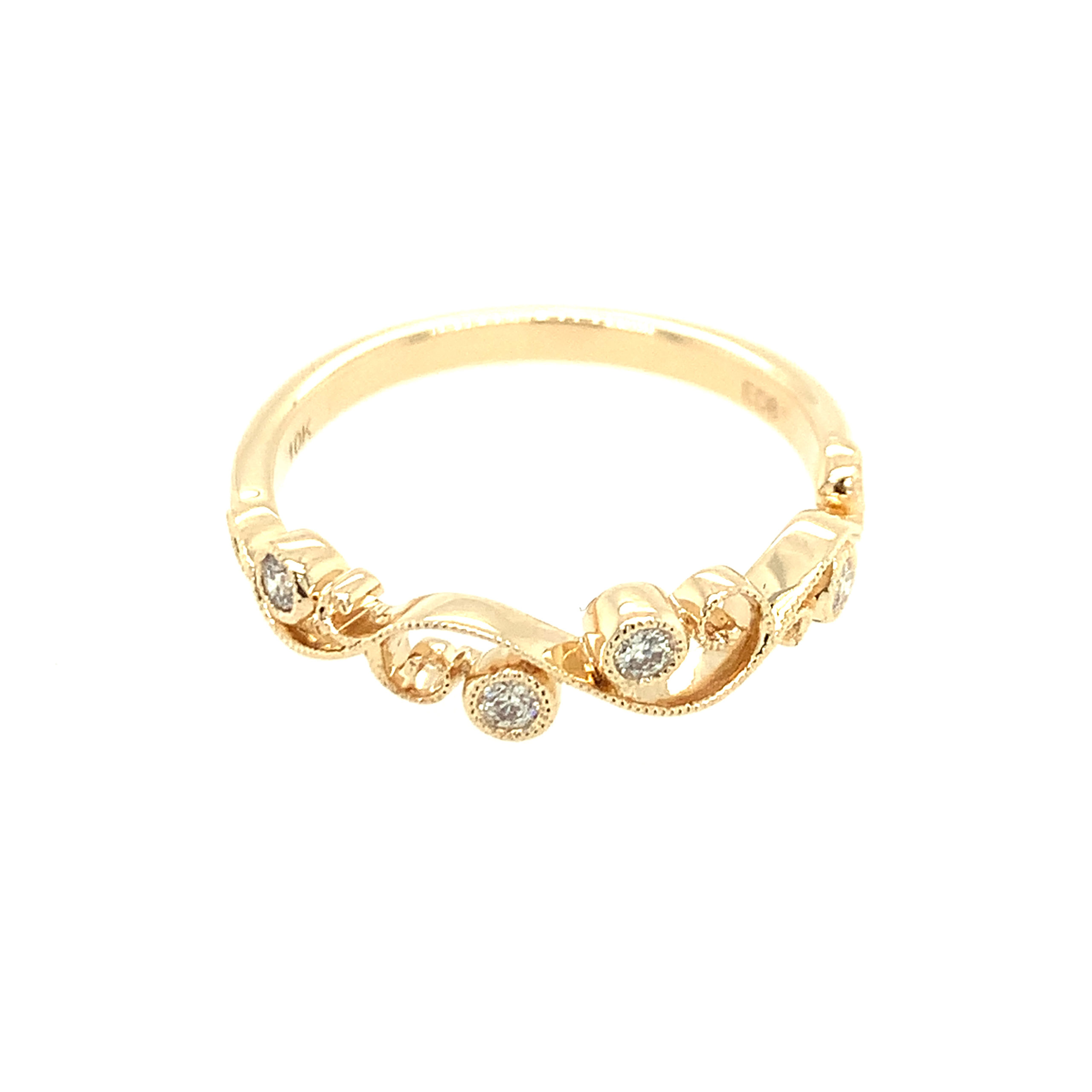 Yellow Gold Diamond Band
