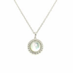 Sterling Silver Rock Crystal Necklace