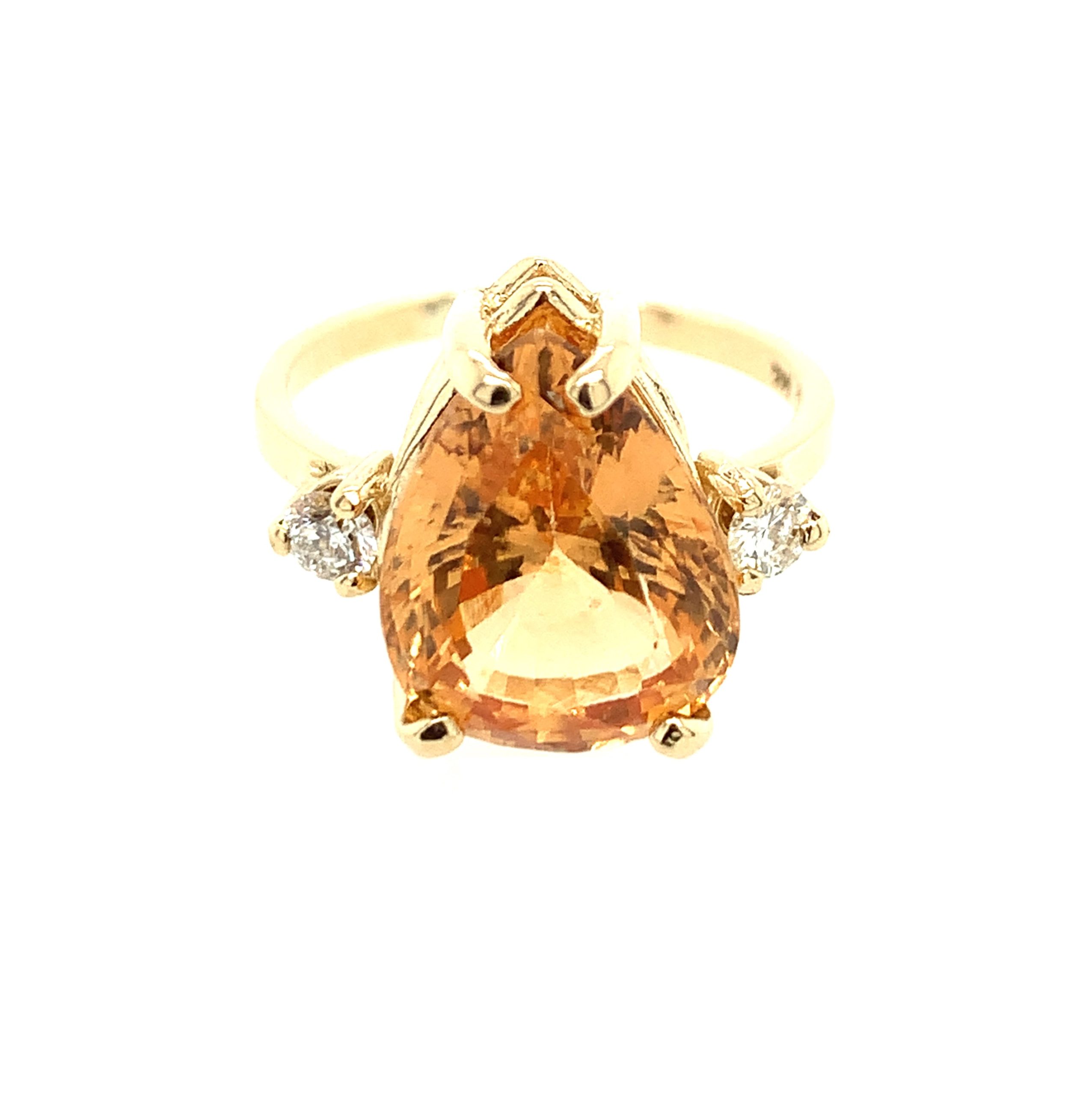 Estate Piece - Yellow Gold Tourmaline Ring