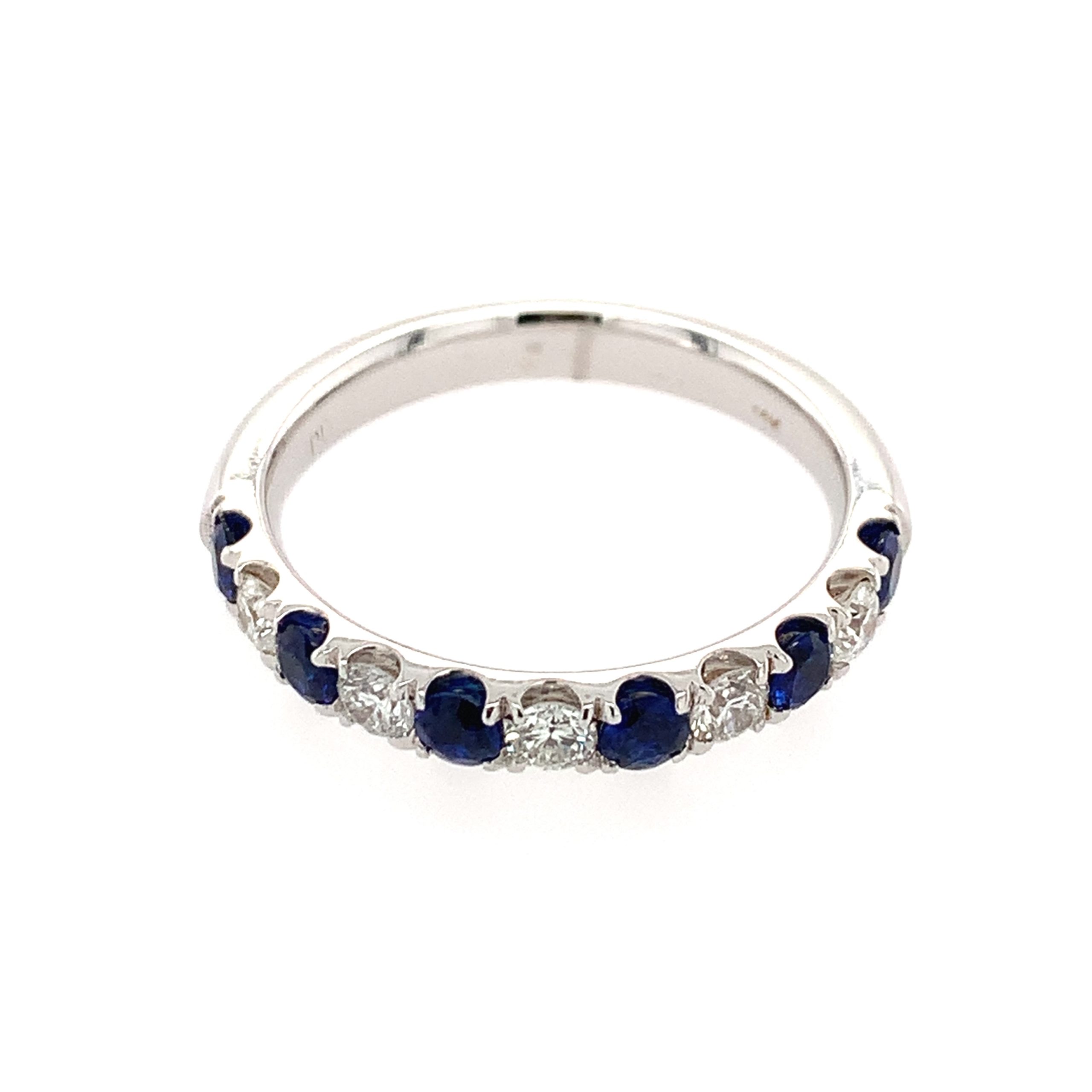White Gold Sapphire Band
