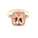 Rose Gold Morganite Ring