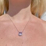 Sterling Silver Amethyst  Necklace