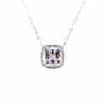 Sterling Silver Amethyst  Necklace