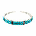 Sterling Silver Turquoise Bangle