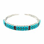 Sterling Silver Turquoise Bangle