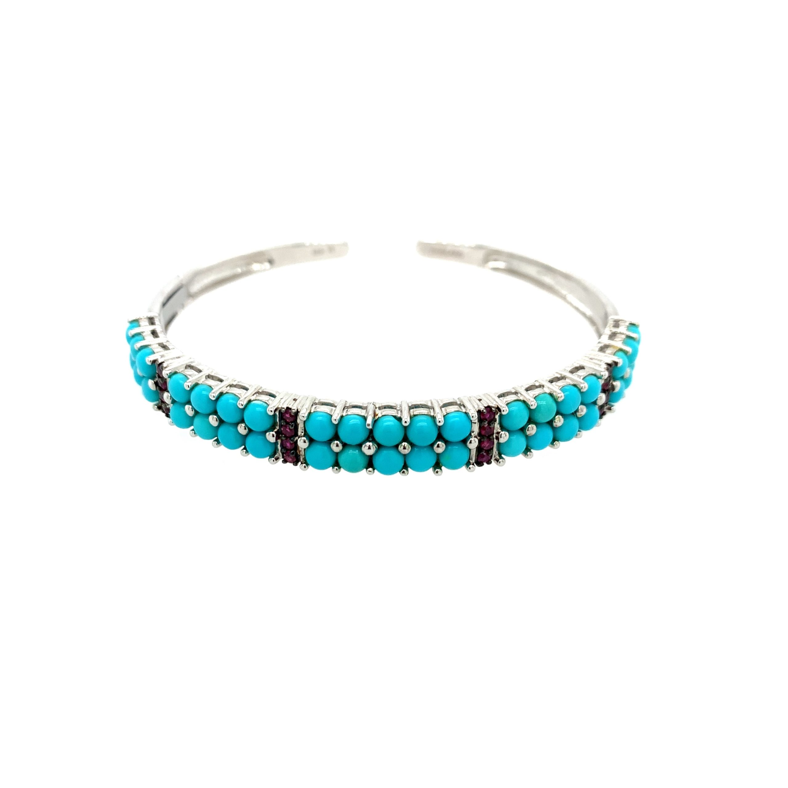 Sterling Silver Turquoise Bangle