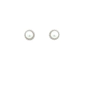 Sterling Silver Pearl Studs