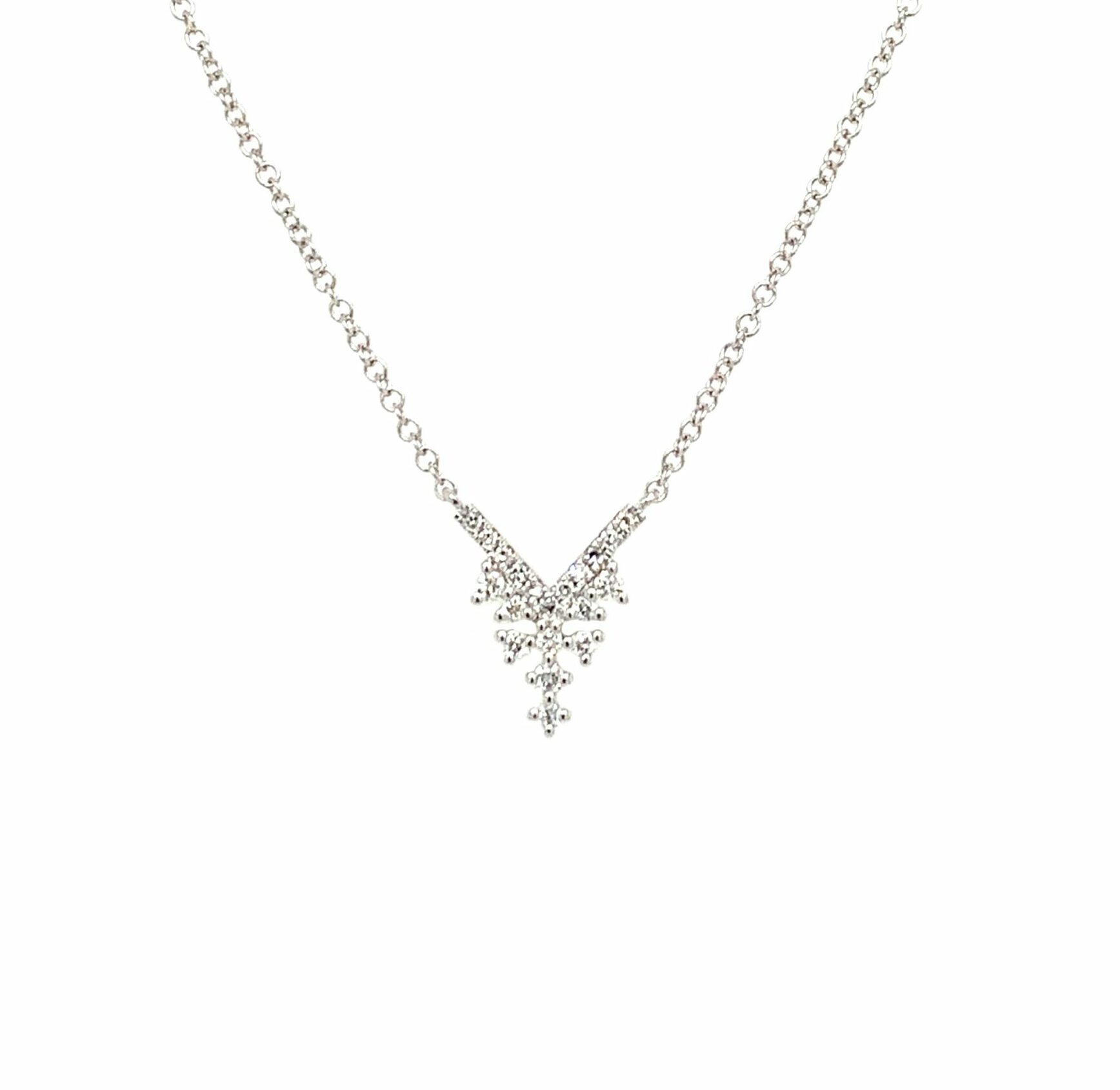 White Gold Diamond Necklace