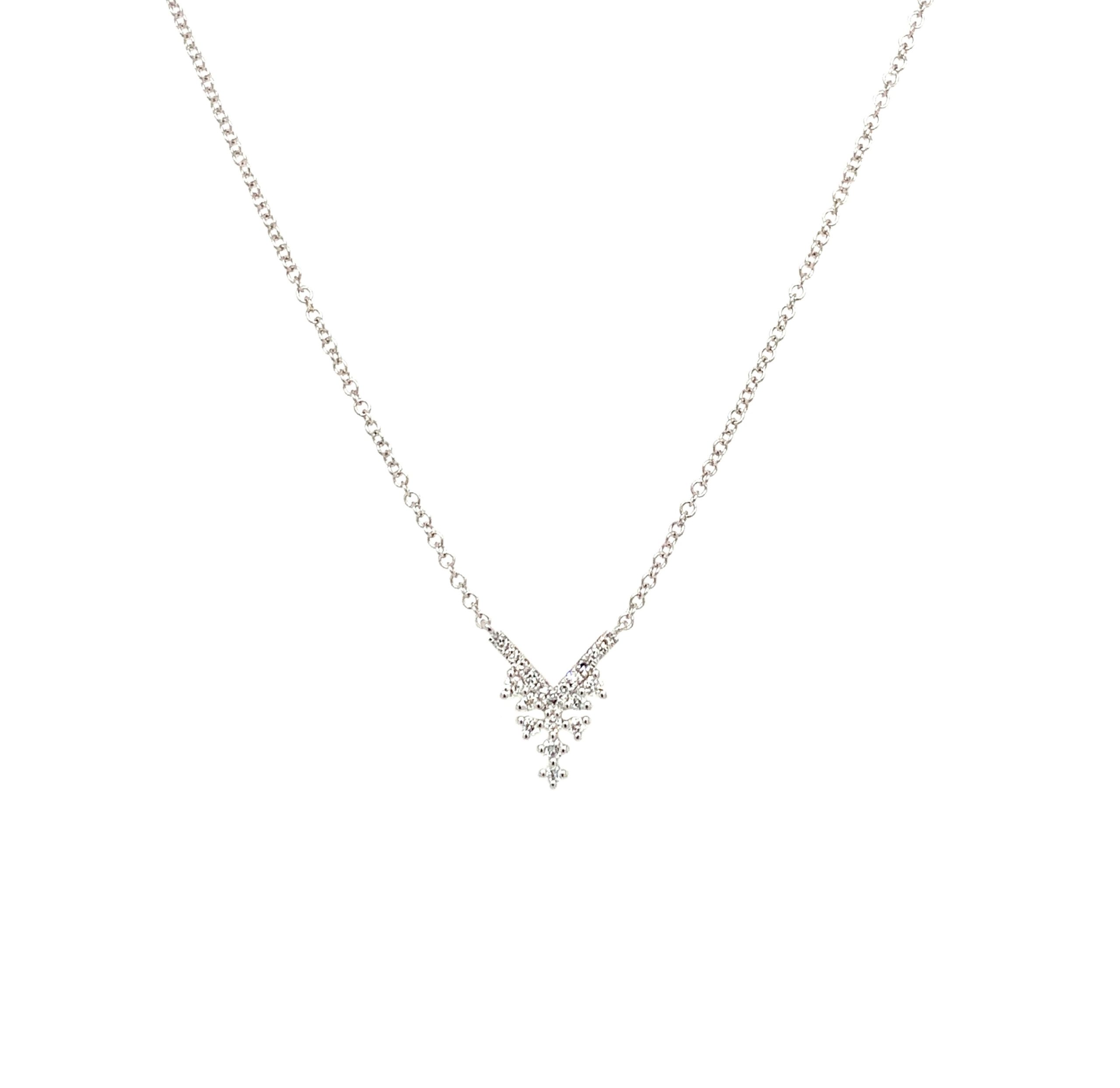 White Gold Diamond Necklace