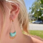 Sterling Silver Turquoise Dangle Earrings