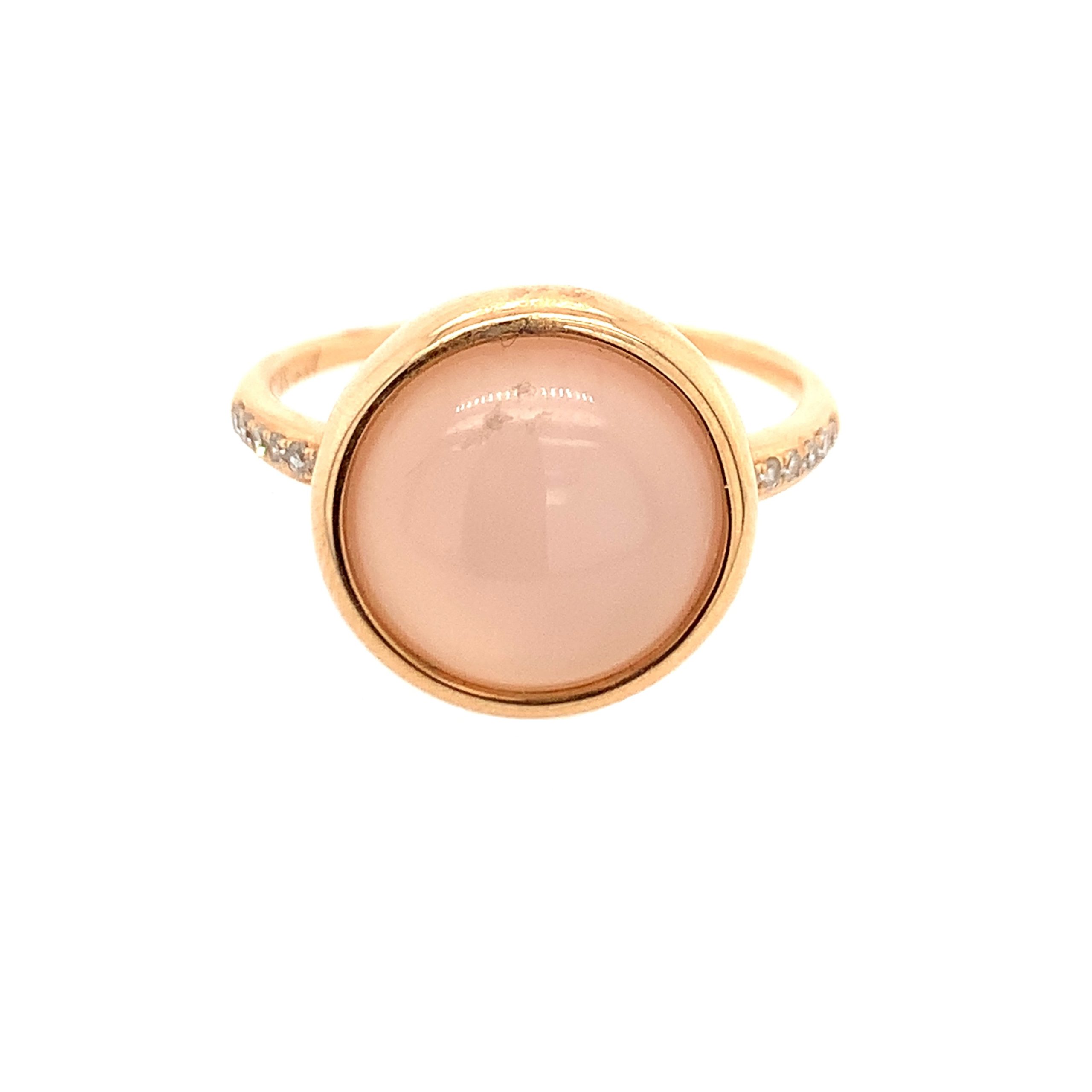 Rose Gold Rose Quartz Ring