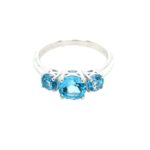 Sterling Silver Blue Topaz Ring