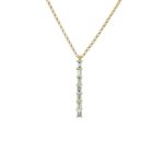 Yellow Gold Necklace With Diamond Pendant