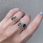 Yellow Gold Oval Sapphire Ring