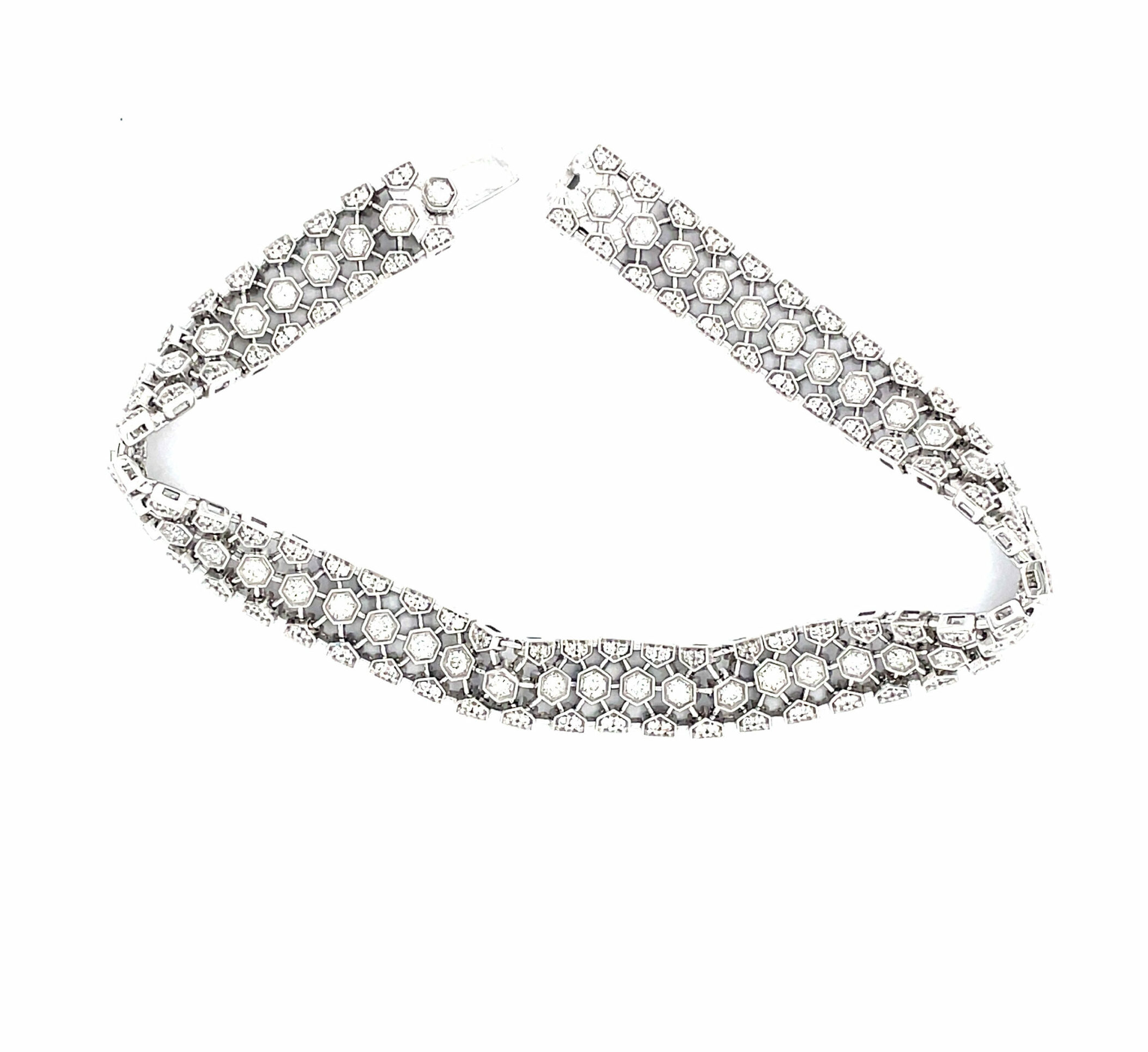 White Gold Diamond Bracelet