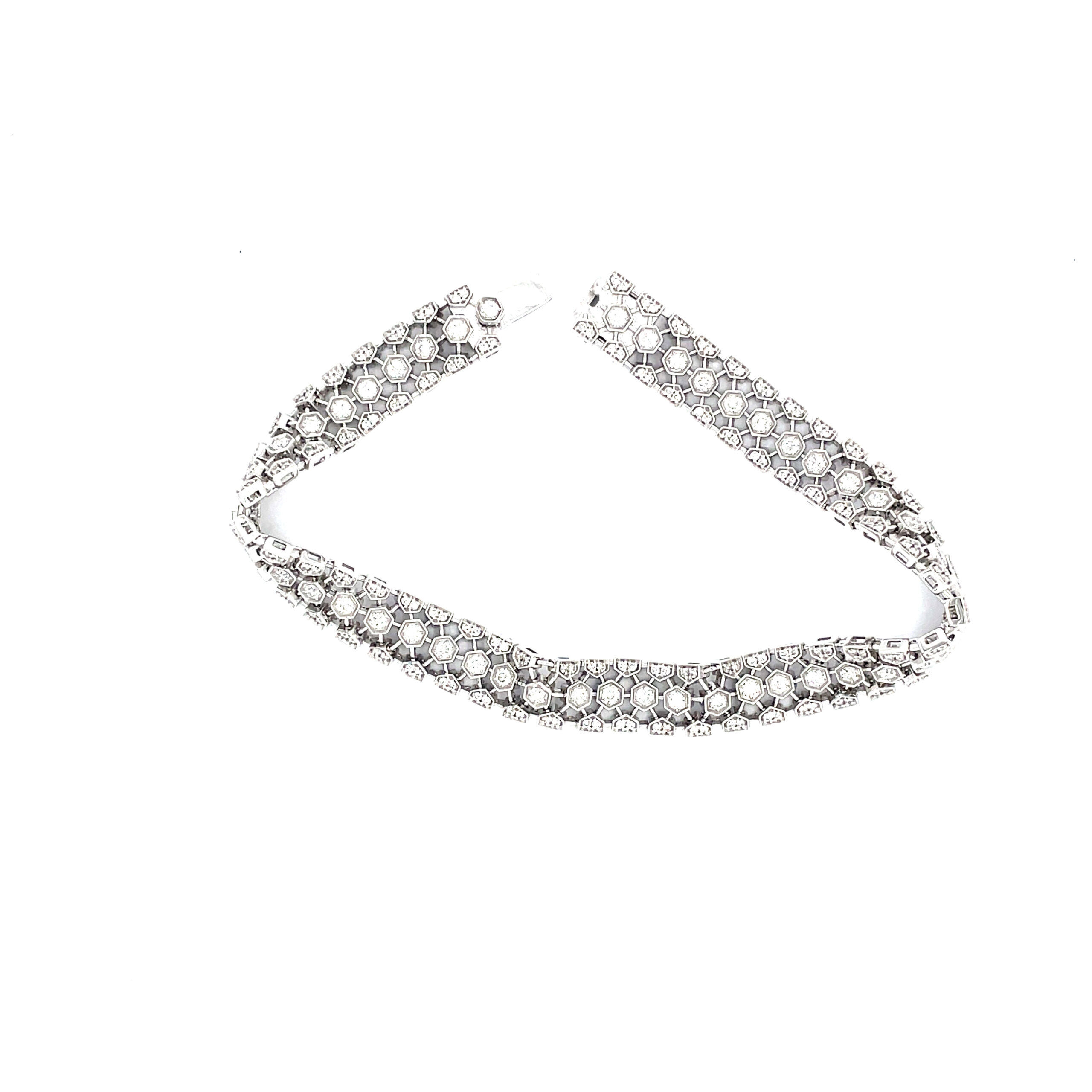 White Gold Diamond Bracelet