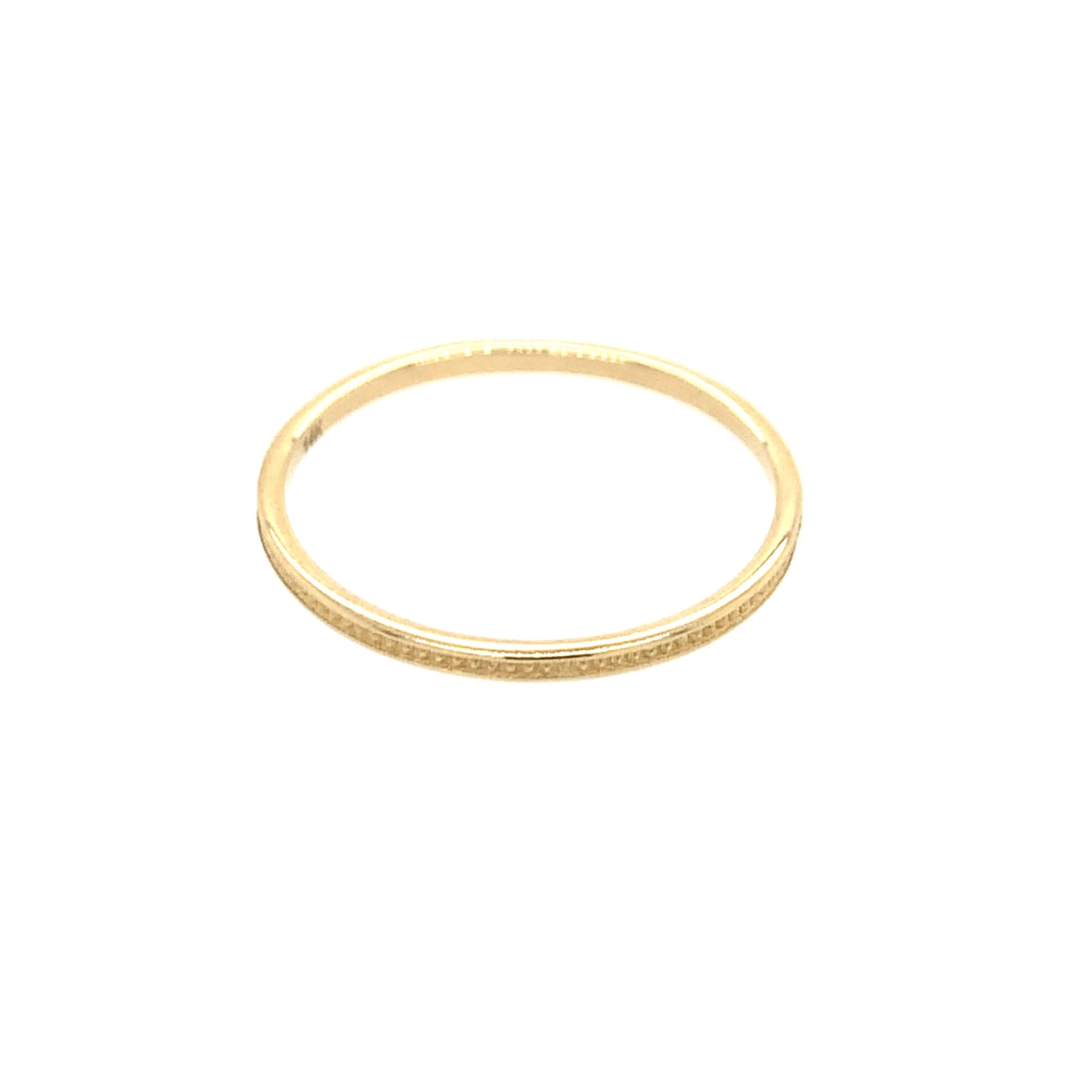 Yellow Gold Stackable