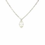 White Gold Marquise Diamond Necklace