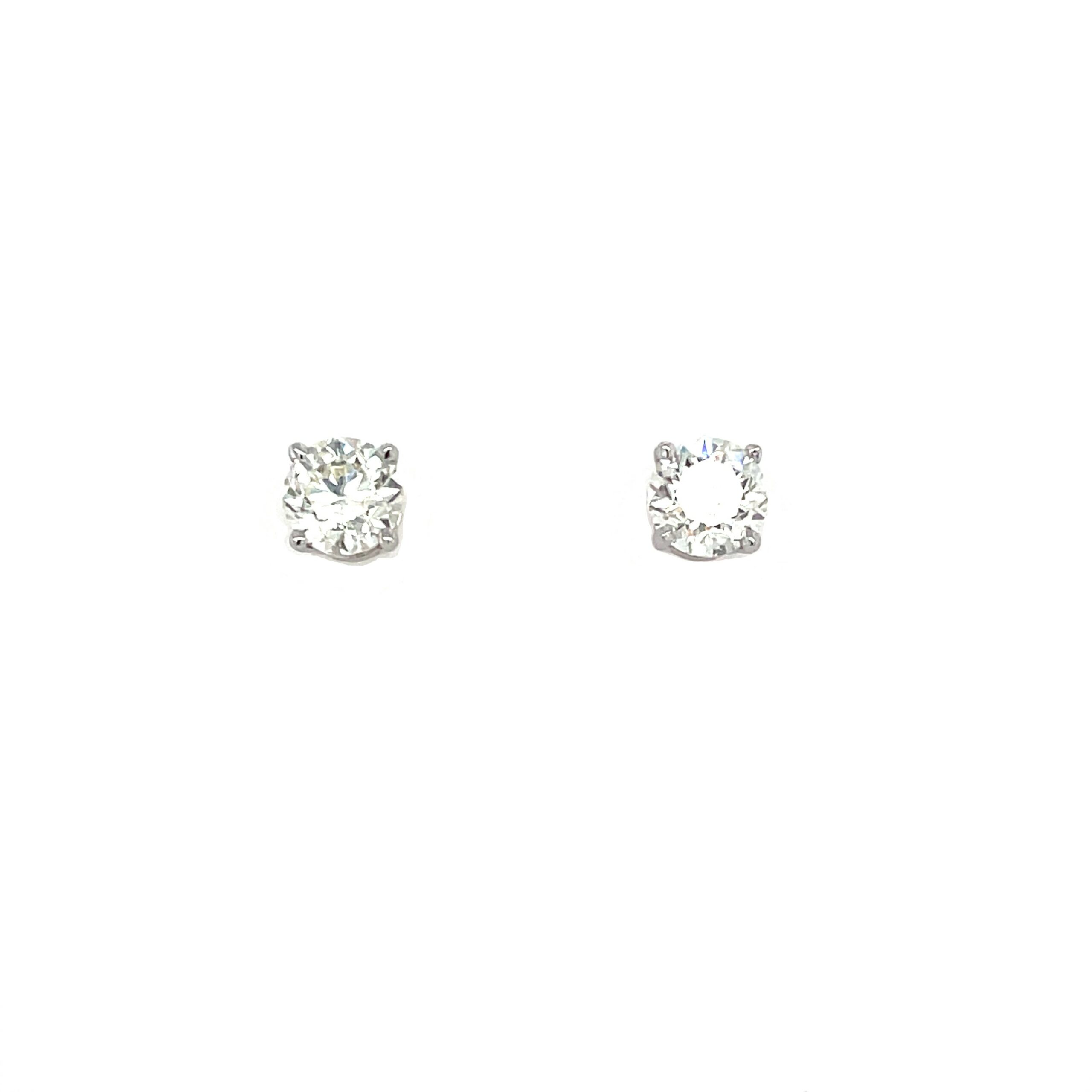 White Gold Diamond Studs