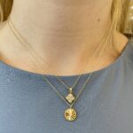Yellow Gold Diamond Pendant Necklace