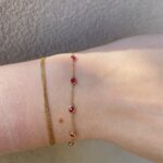 Yellow Gold Ruby Bracelet