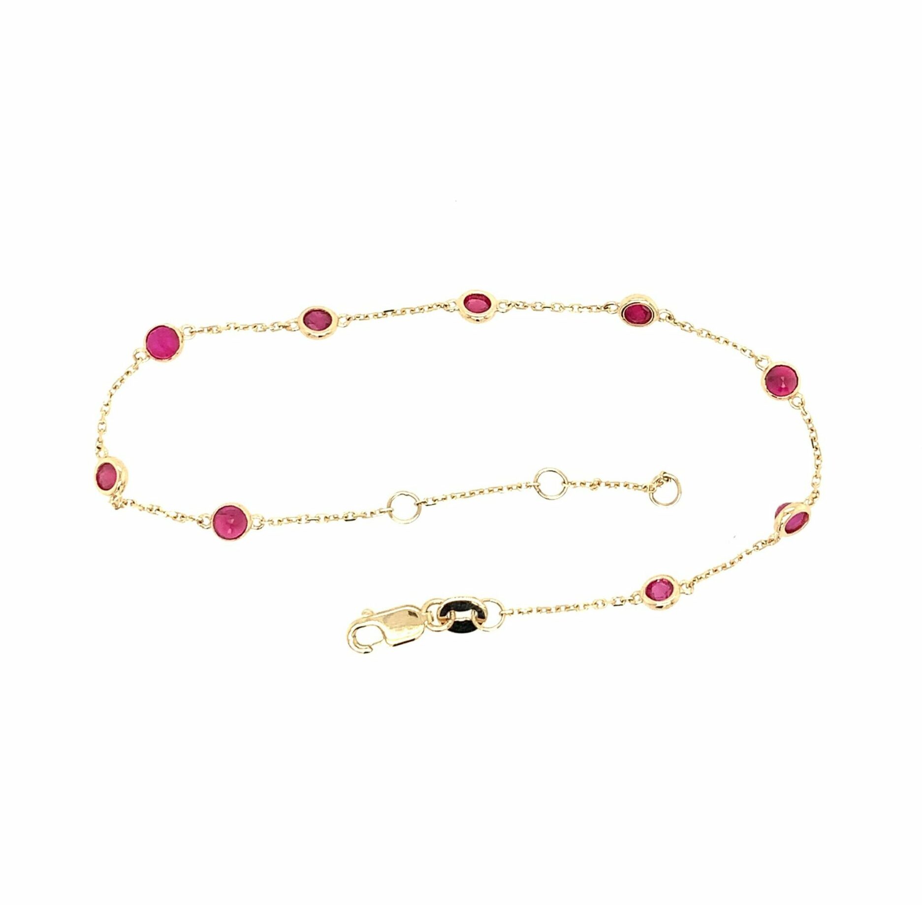 Yellow Gold Ruby Bracelet