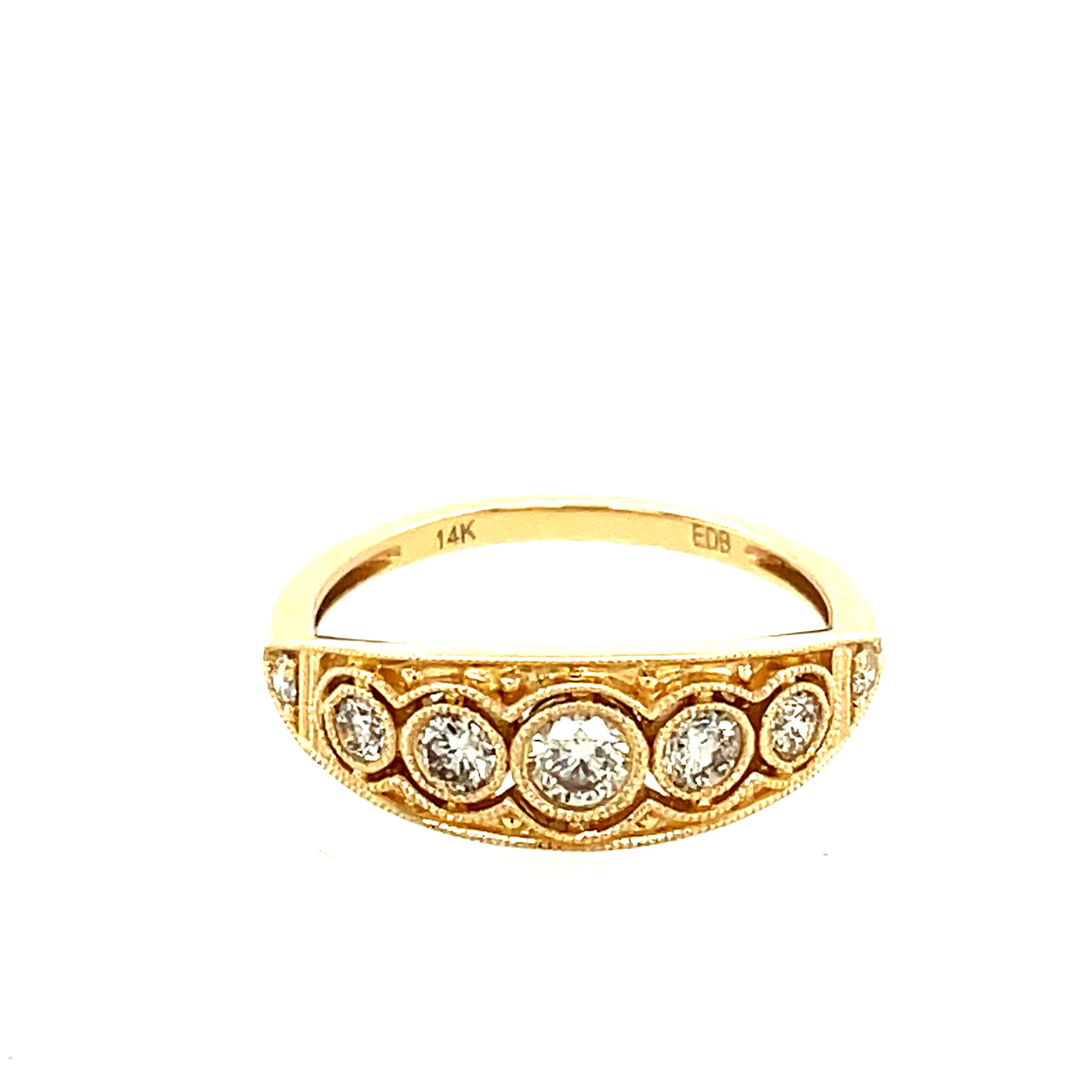 Yellow Gold Diamond Ring