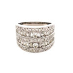 White Gold Diamond Fashion Ring