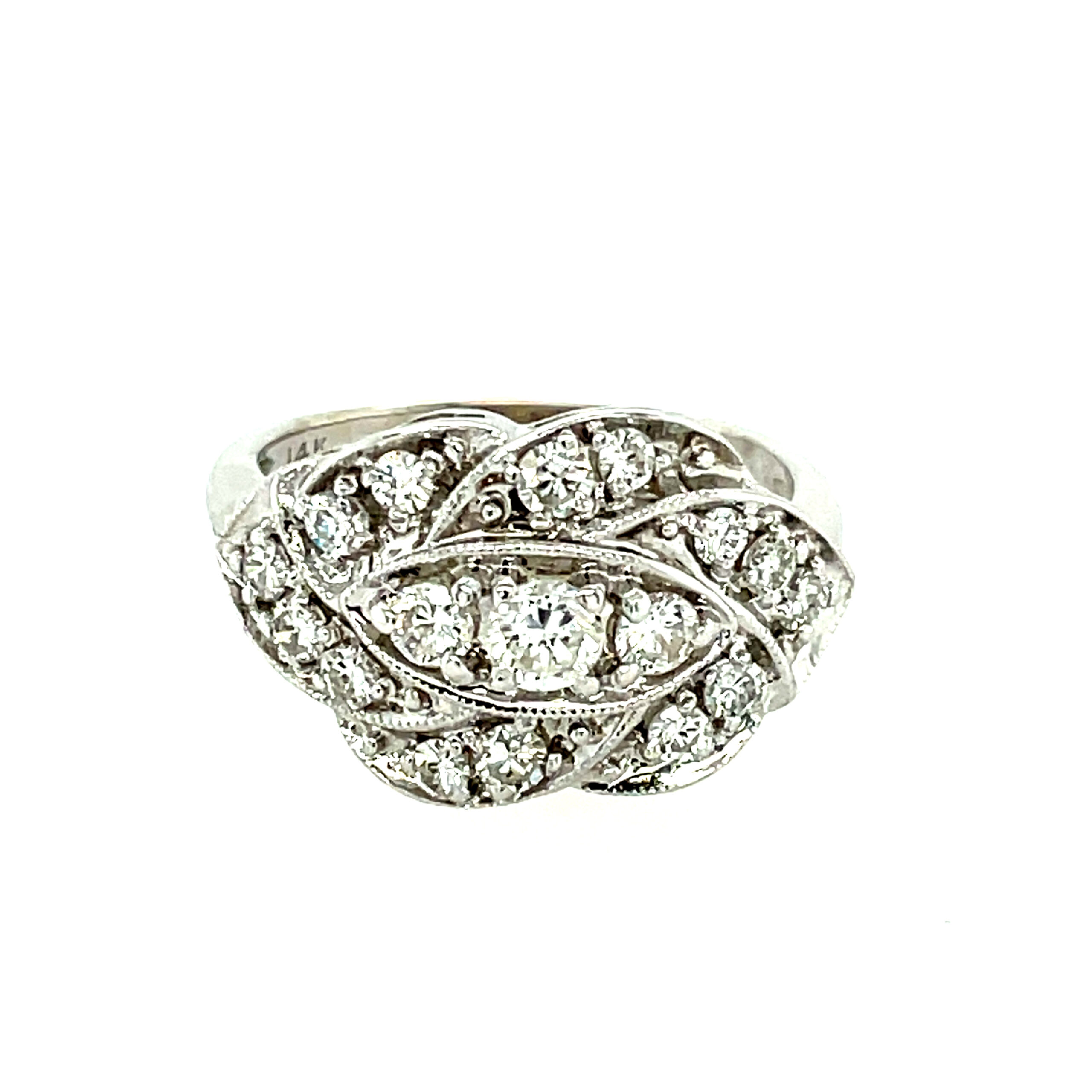 Estate Piece – White Gold Diamond Fashion Ring