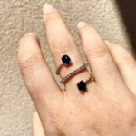 Yellow & White Gold Sapphire Flex Ring