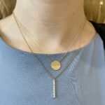 Yellow Gold Necklace With Diamond Pendant