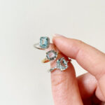 White Gold Aquamarine Ring