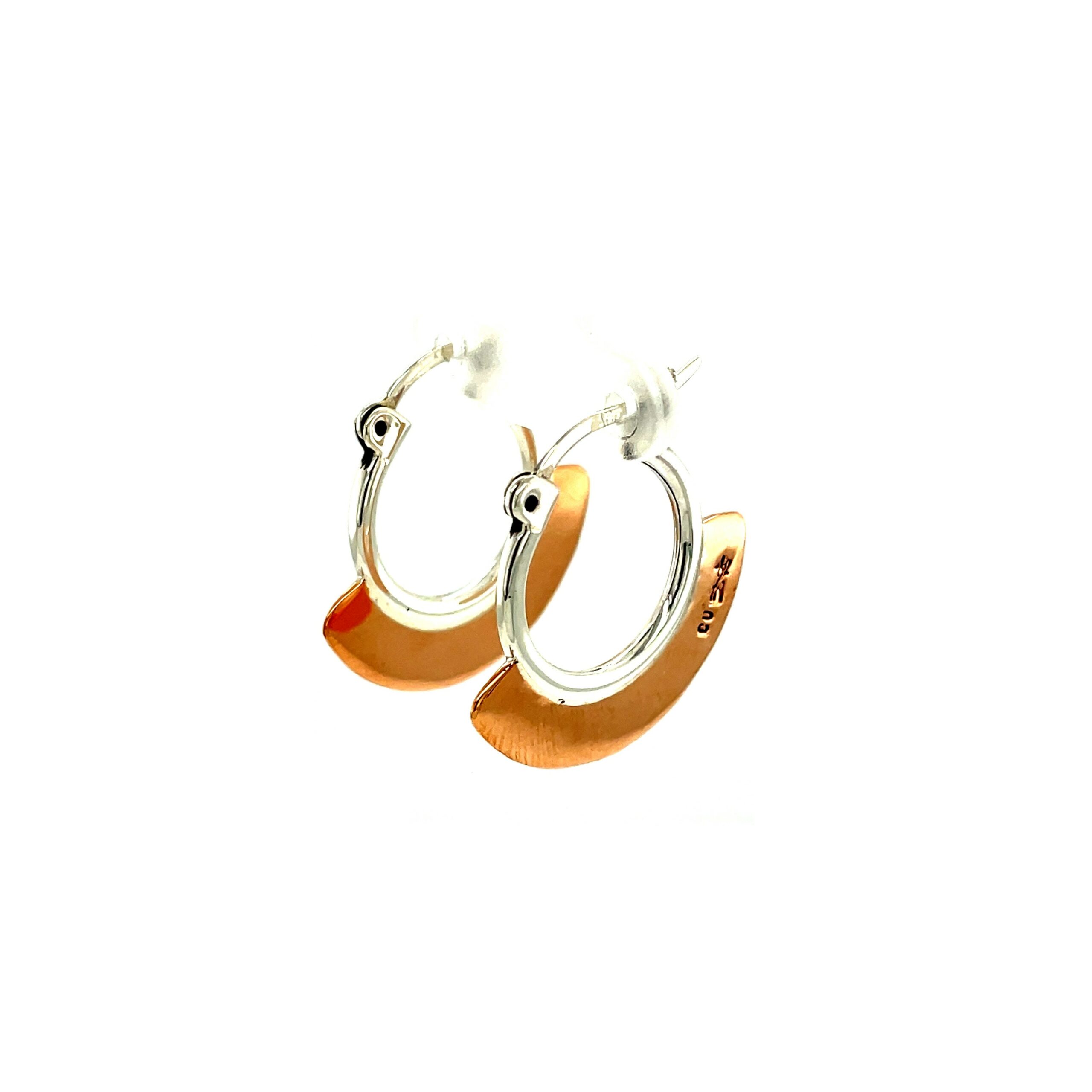 Copper Hoop Earrings